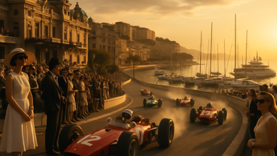 Hollywood Royalty Brings Ocean's Legacy to Monaco: Margot Robbie and Bradley Cooper Film Epic 1962 Grand Prix Heist