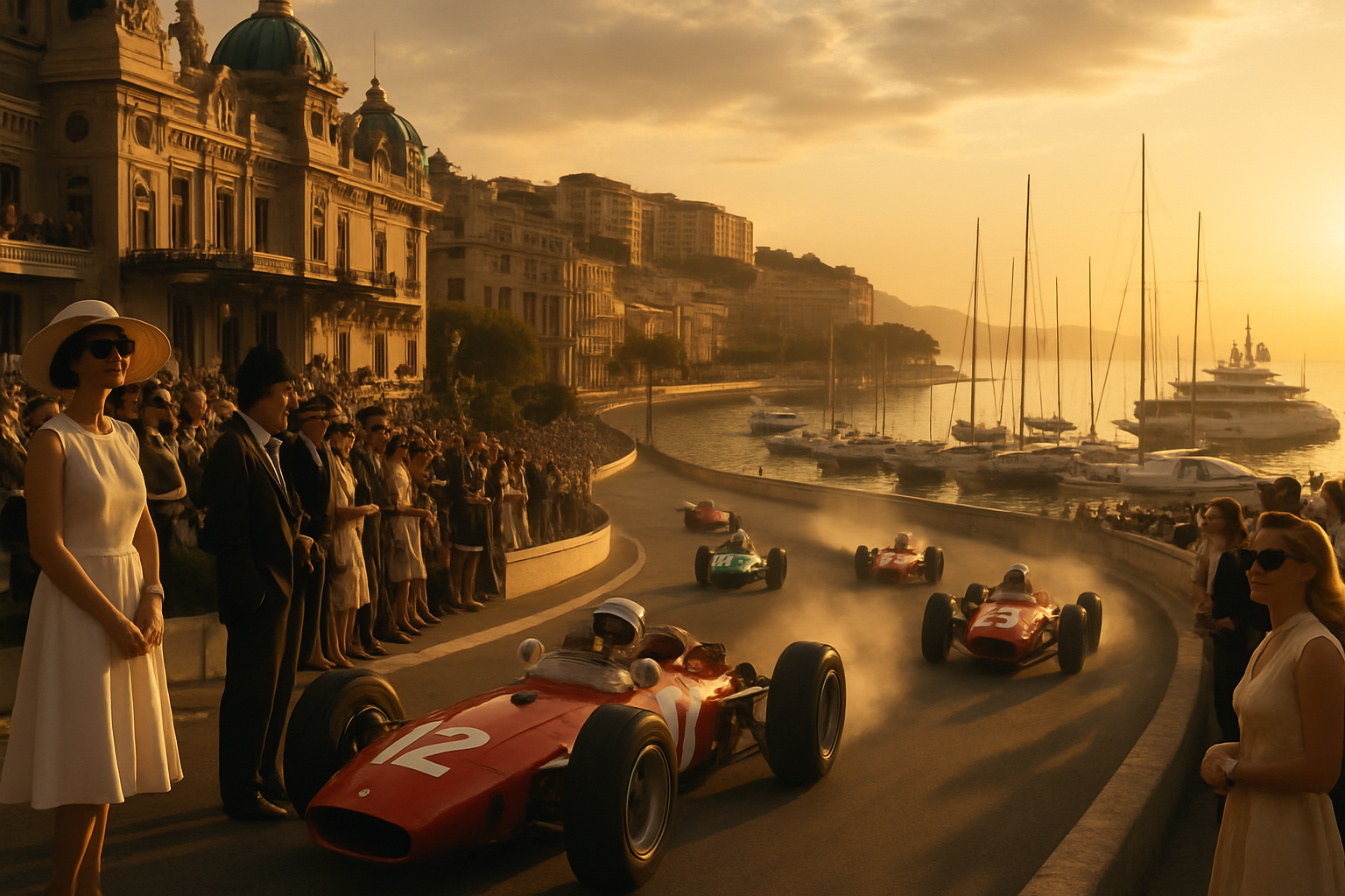 Hollywood Royalty Brings Ocean's Legacy to Monaco: Margot Robbie and Bradley Cooper Film Epic 1962 Grand Prix Heist