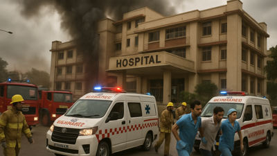Tragic Hospital Fire in India's Odisha State Claims 10 Lives, Injures 5 Others