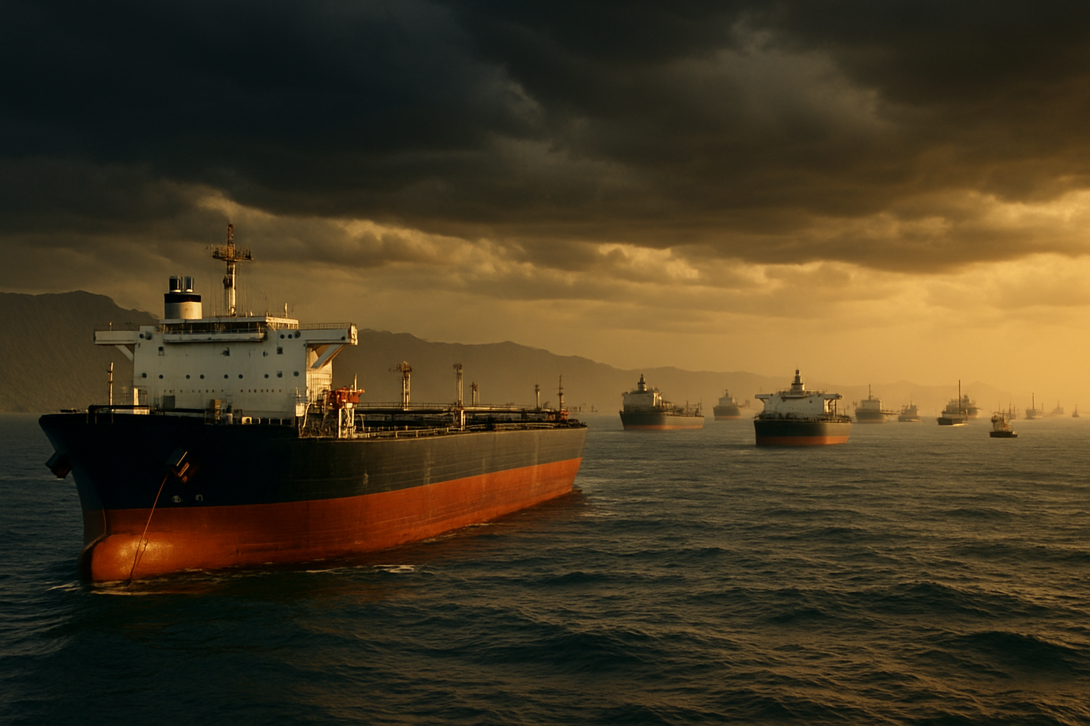 Global Energy Crisis Deepens as Persian Gulf Shipping Halts and Oil Prices Surge Past $80