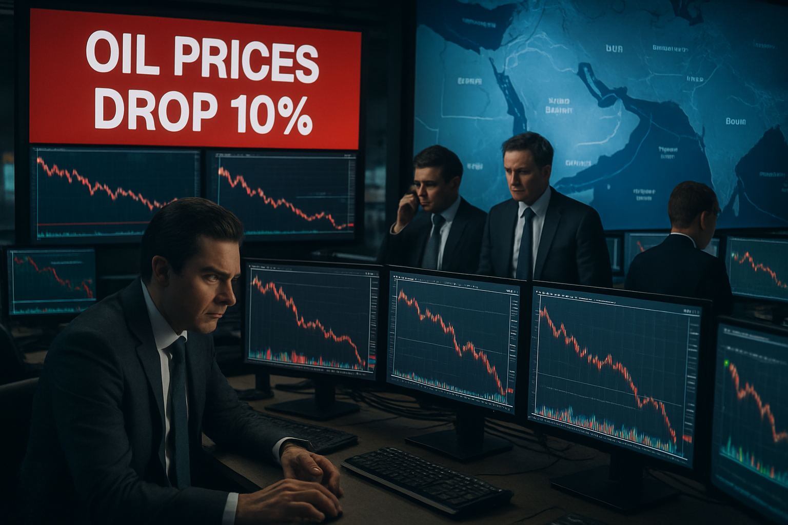 Oil Prices Plunge Over 10% as Iran Reopens Strait of Hormuz Following Ceasefire Agreement