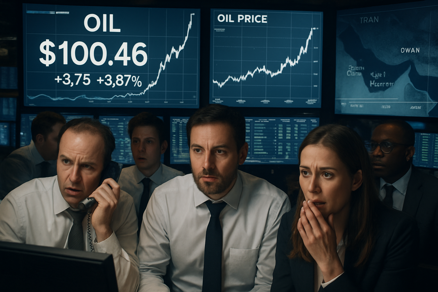 Oil Prices Surge Above $100 as Middle East Crisis Escalates with US Naval Blockade