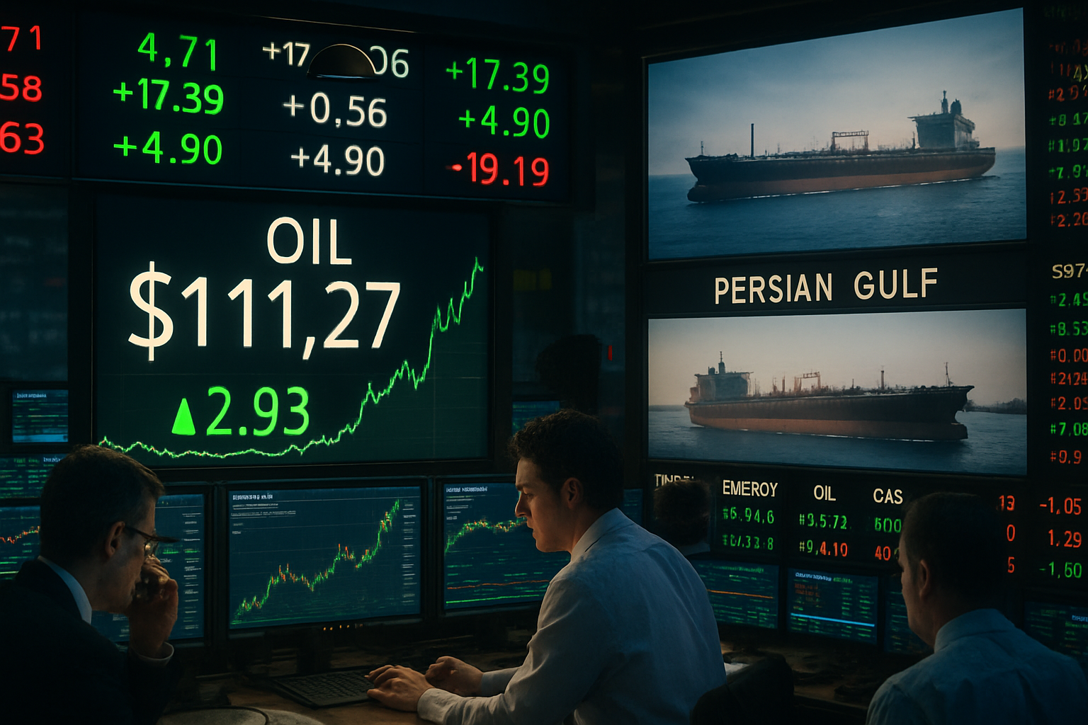 Oil Prices Surge Past $111 as Middle East Tensions Persist While Energy Companies Report Mixed Quarterly Results