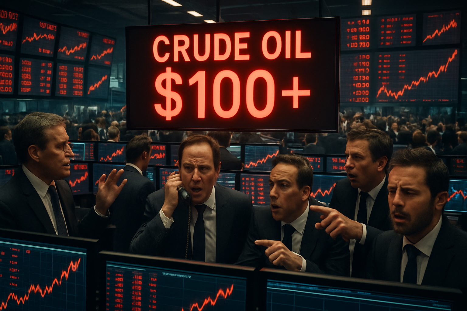 Oil Prices Surge Above $100 Per Barrel as Iran War Disrupts Global Energy Supply