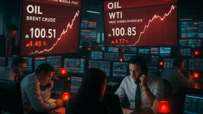 Oil Prices Surge Past $100 as Middle East War Disrupts Global Supply Chains