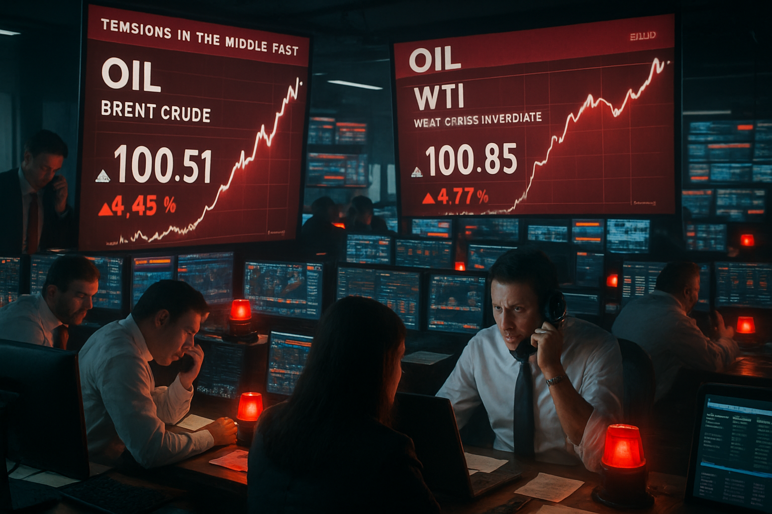 Oil Prices Surge Past $100 as Middle East War Disrupts Global Supply Chains