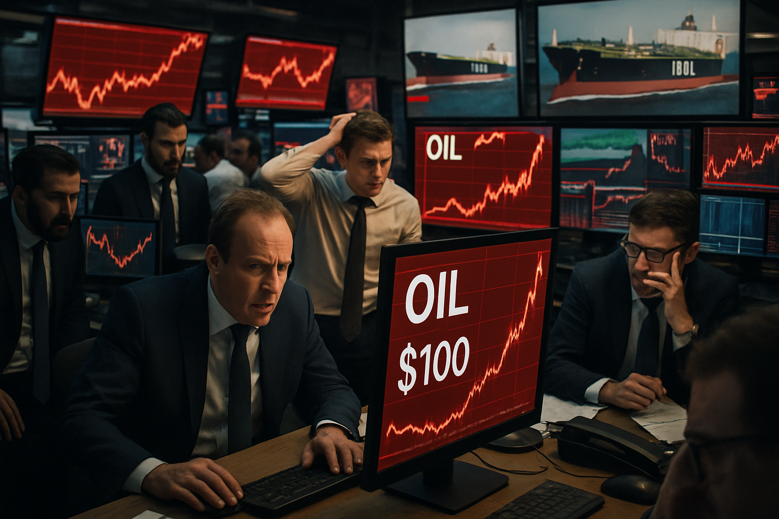 Oil Prices Surge to Wartime Highs as Iran Threatens Control of Strait of Hormuz