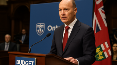 Ontario Projects Record $13.8 Billion Deficit as Economic Uncertainty Weighs on Provincial Budget