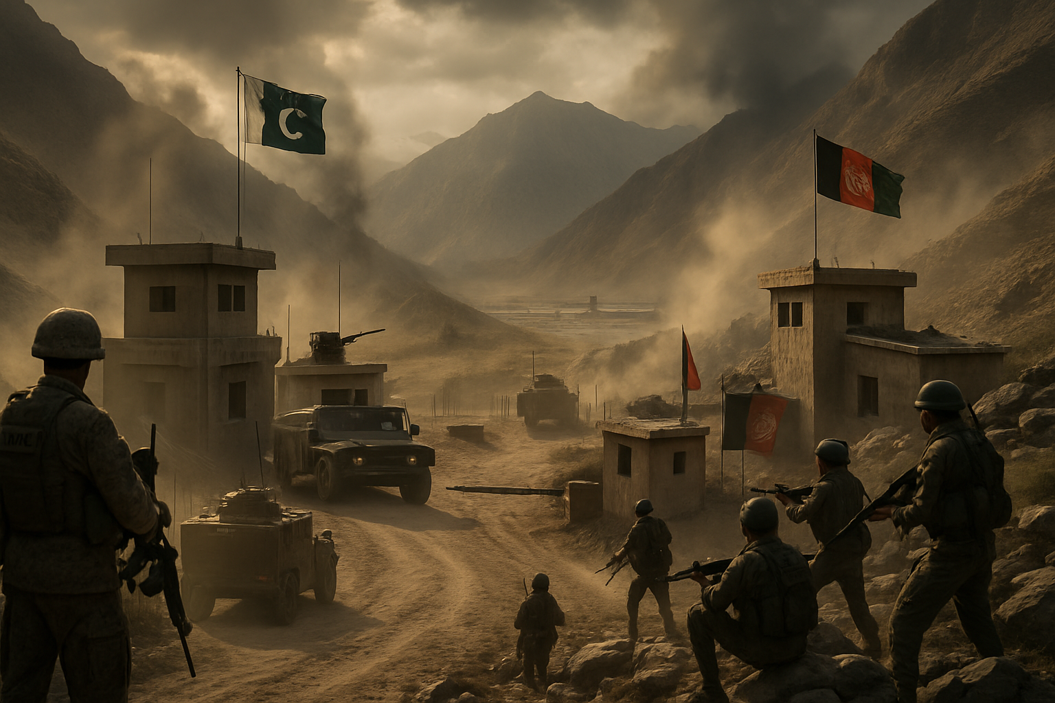 Pakistan-Afghanistan Border Crisis Escalates to Open War as Cross-Border Strikes Intensify