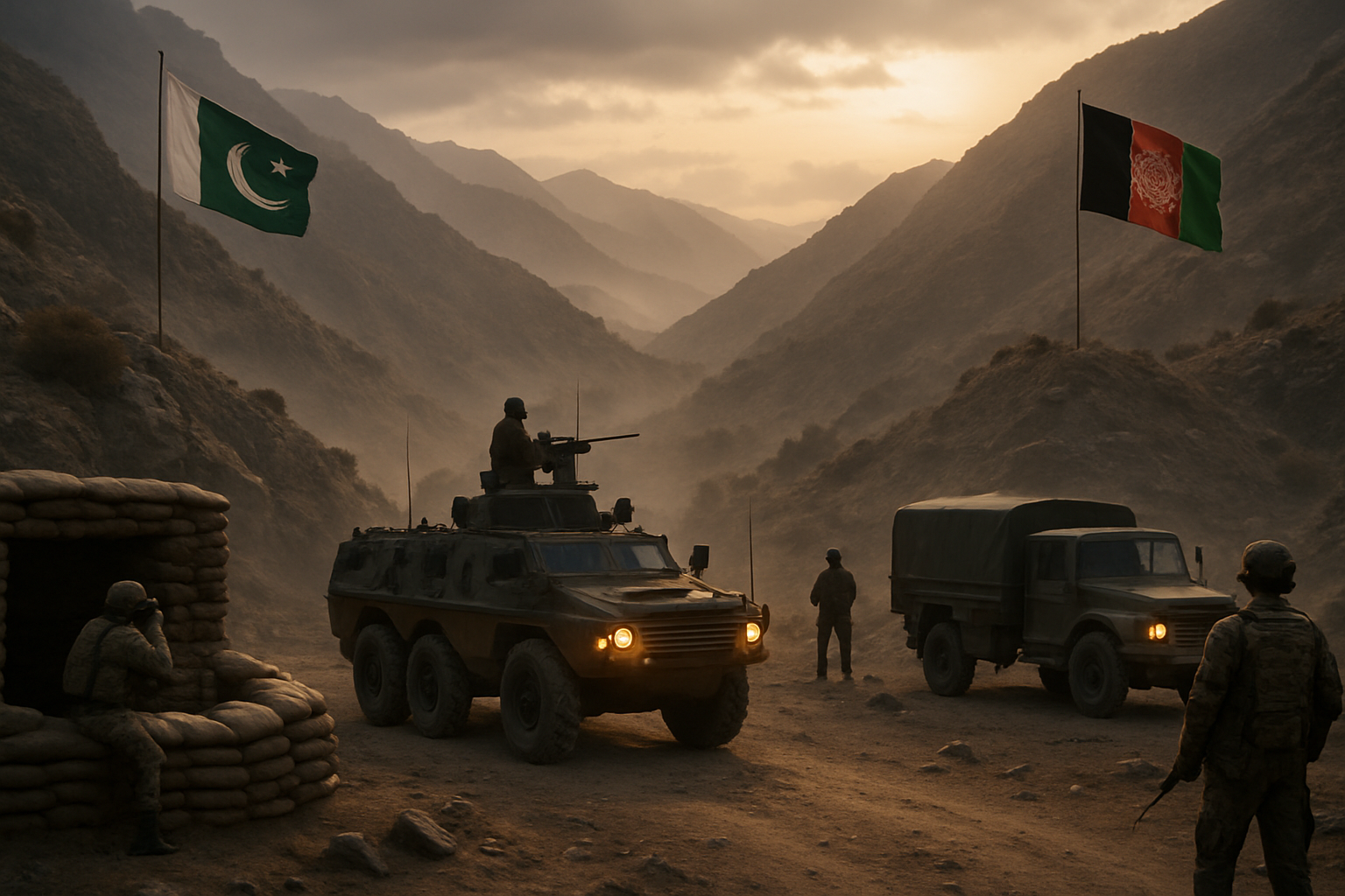 Pakistan-Afghanistan Border Crisis Escalates as Cross-Border Military Clashes Continue Along Disputed Durand Line