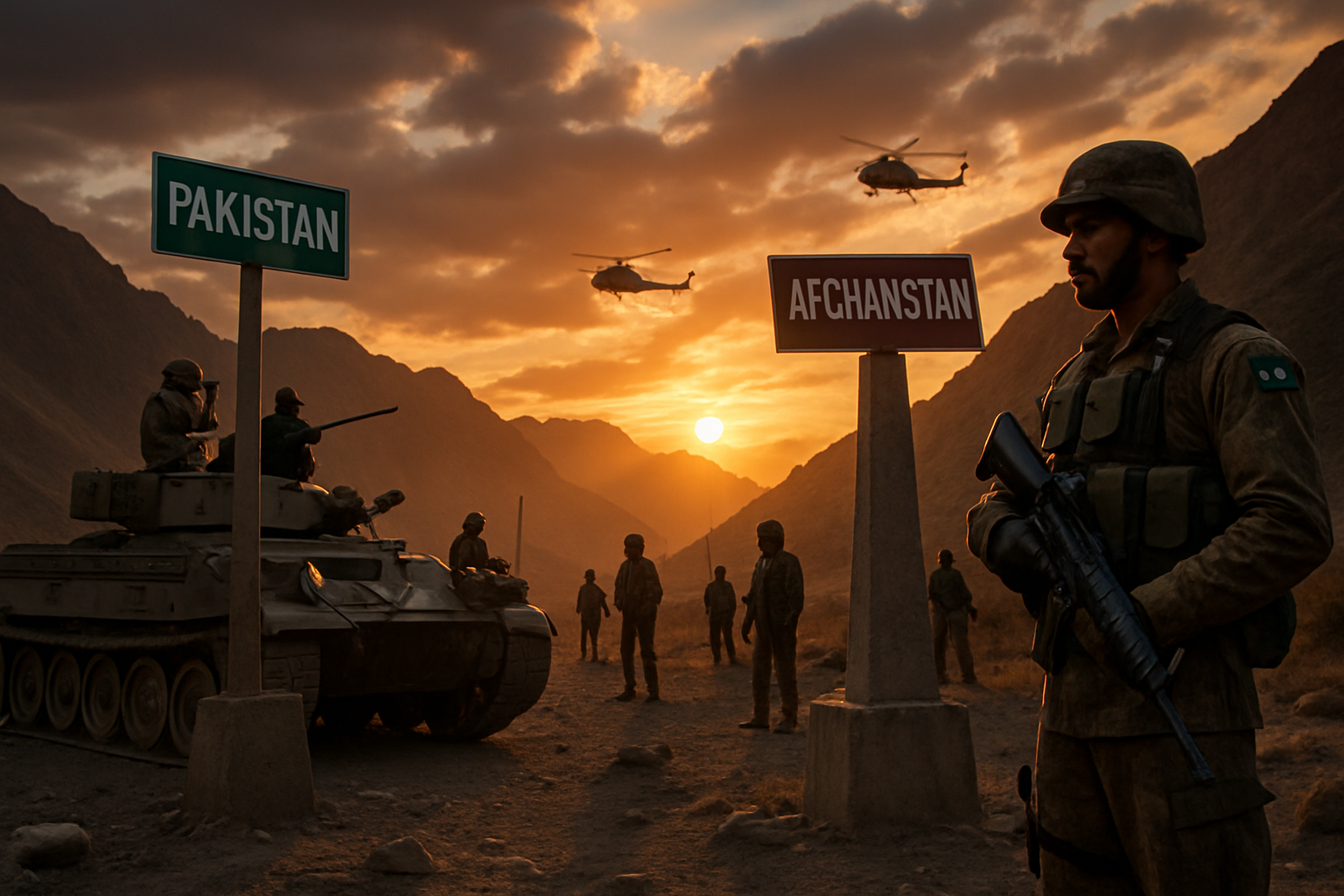 Pakistan Declares "Open War" with Taliban After Deadly Border Strikes Kill Hundreds