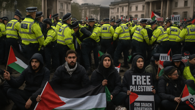Over 200 Arrested at London Protest Supporting Banned Palestine Action Group
