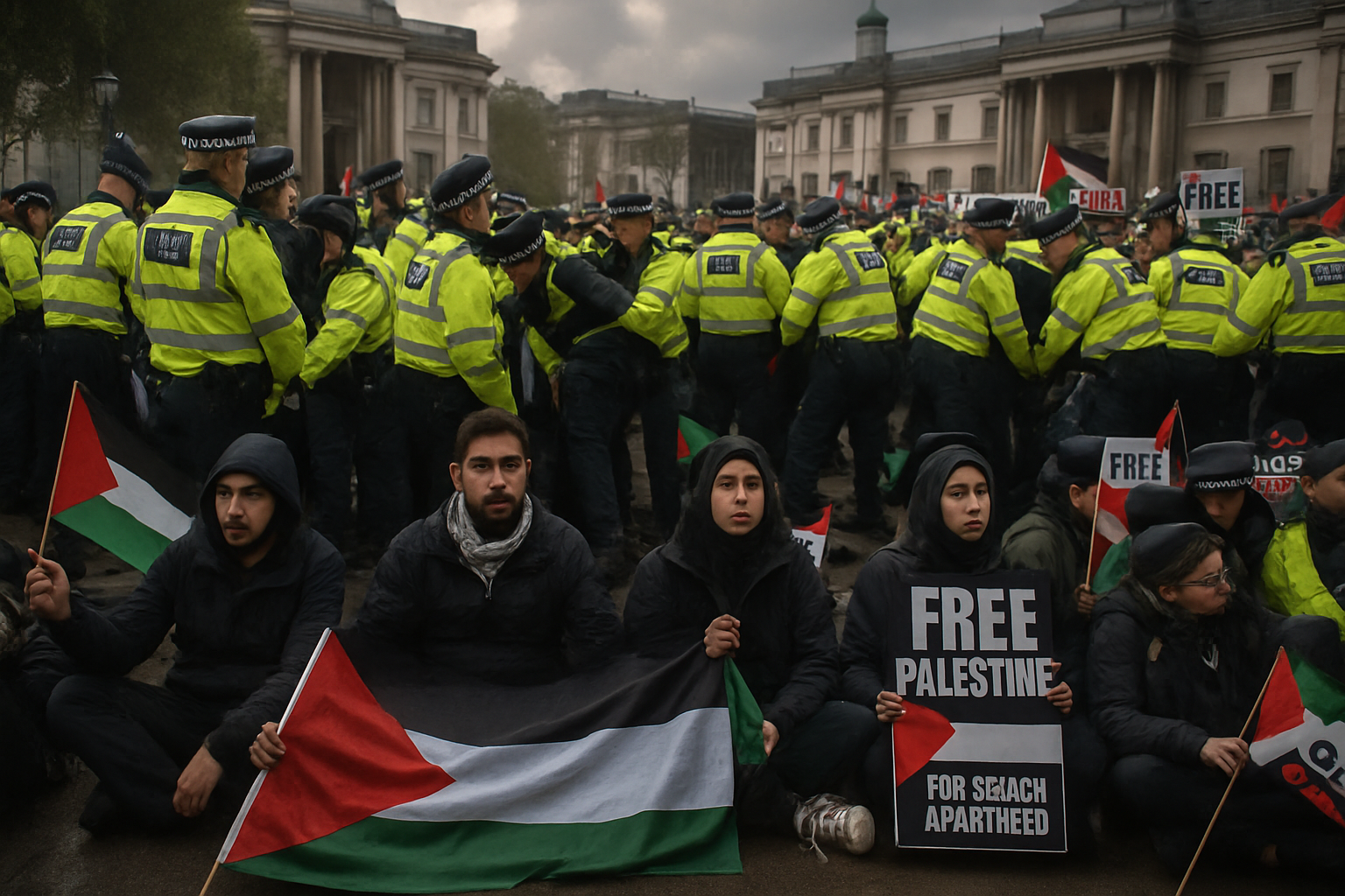 Over 200 Arrested at London Protest Supporting Banned Palestine Action Group