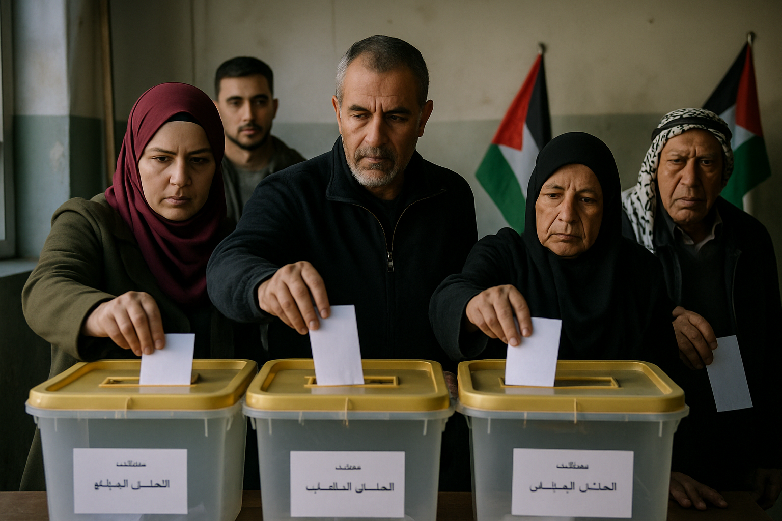 Palestinian Authority Parties Sweep Historic Municipal Elections Despite Challenging Conditions