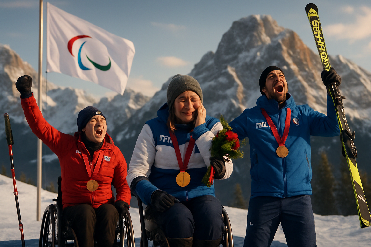 Historic Breakthrough Day at Milano-Cortina 2026 Paralympics as International Athletes Claim Gold and Silver