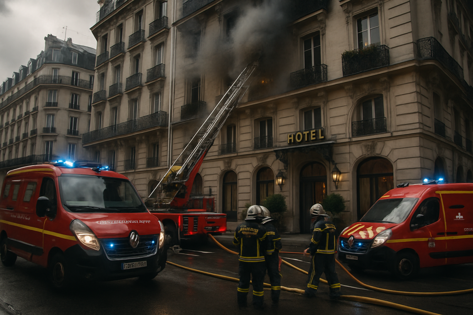 Major Fire Erupts at Luxury Le Bristol Hotel in Paris, Over 400 Evacuated Near Élysée Palace