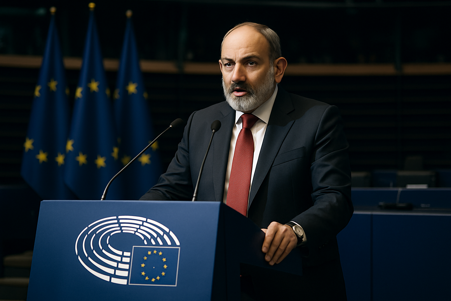 Armenia's Prime Minister Addresses European Parliament on Peace with Azerbaijan and EU Aspirations