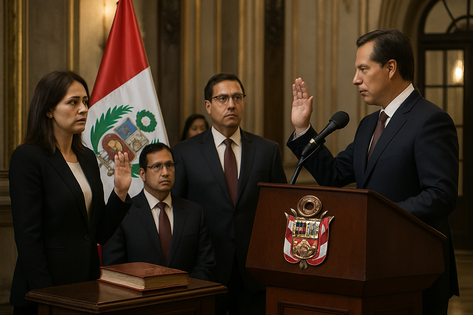 Peru Swears in New Cabinet with Denisse Miralles as Prime Minister Amid Government Restructuring