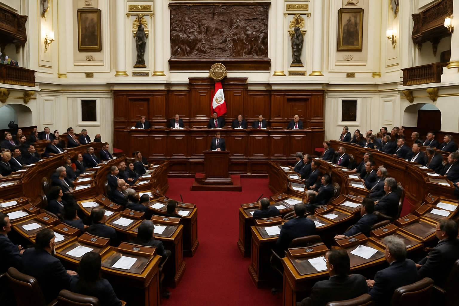 Peru's Congress Elects New President Amid Political Crisis as Four Candidates Compete Following José Jerí Censure