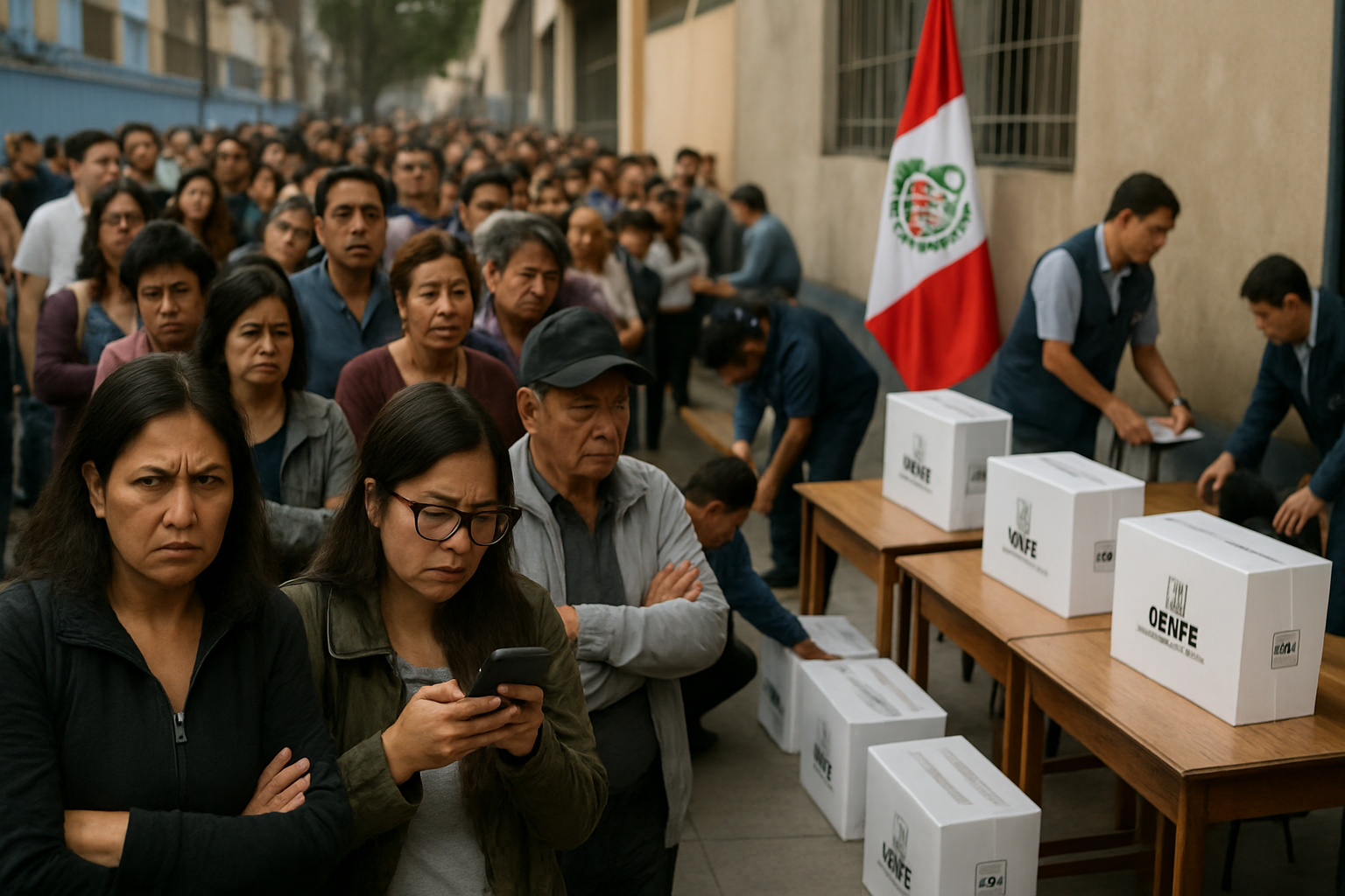 Peru's Electoral Crisis: Massive Delays Mar Vote for Ninth President in Decade