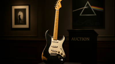David Gilmour's Legendary Guitar Sets New World Record at $14.55 Million Auction