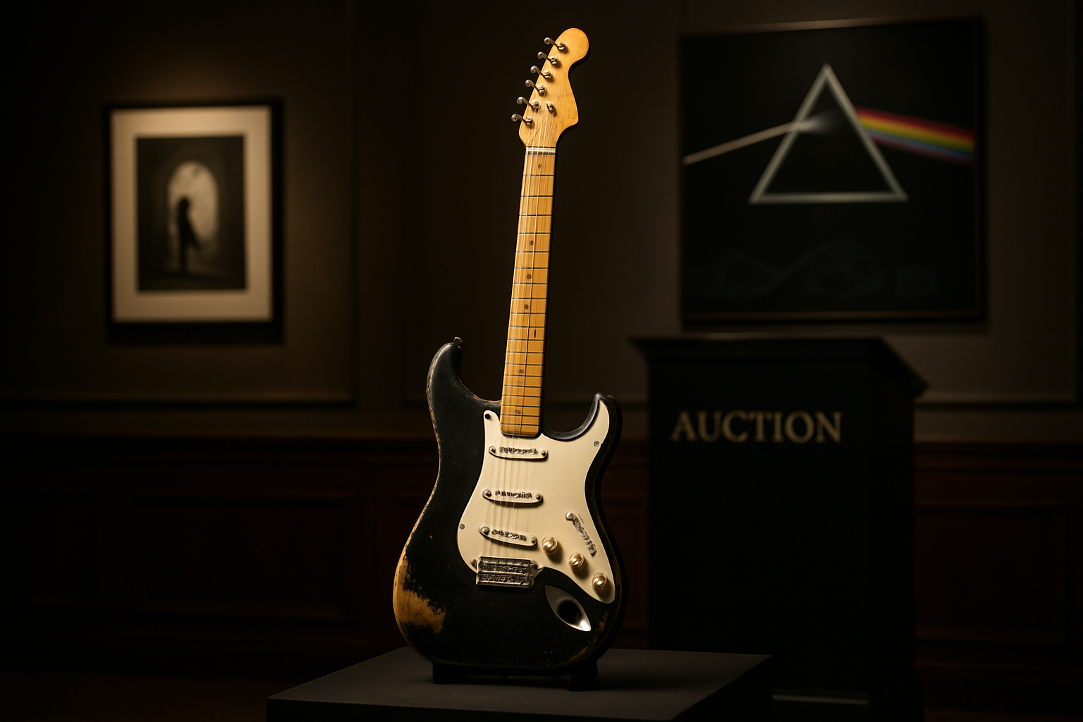 David Gilmour's Legendary Guitar Sets New World Record at $14.55 Million Auction