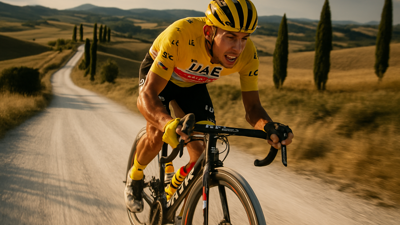 Pogačar Makes History with Record-Breaking Fourth Strade Bianche Victory in Dominant Solo Performance