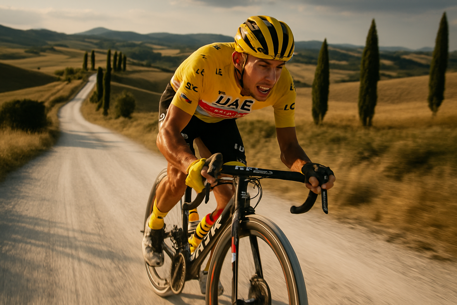 Pogačar Makes History with Record-Breaking Fourth Strade Bianche Victory in Dominant Solo Performance