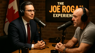 Pierre Poilievre Makes Historic Appearance on Joe Rogan Experience Podcast