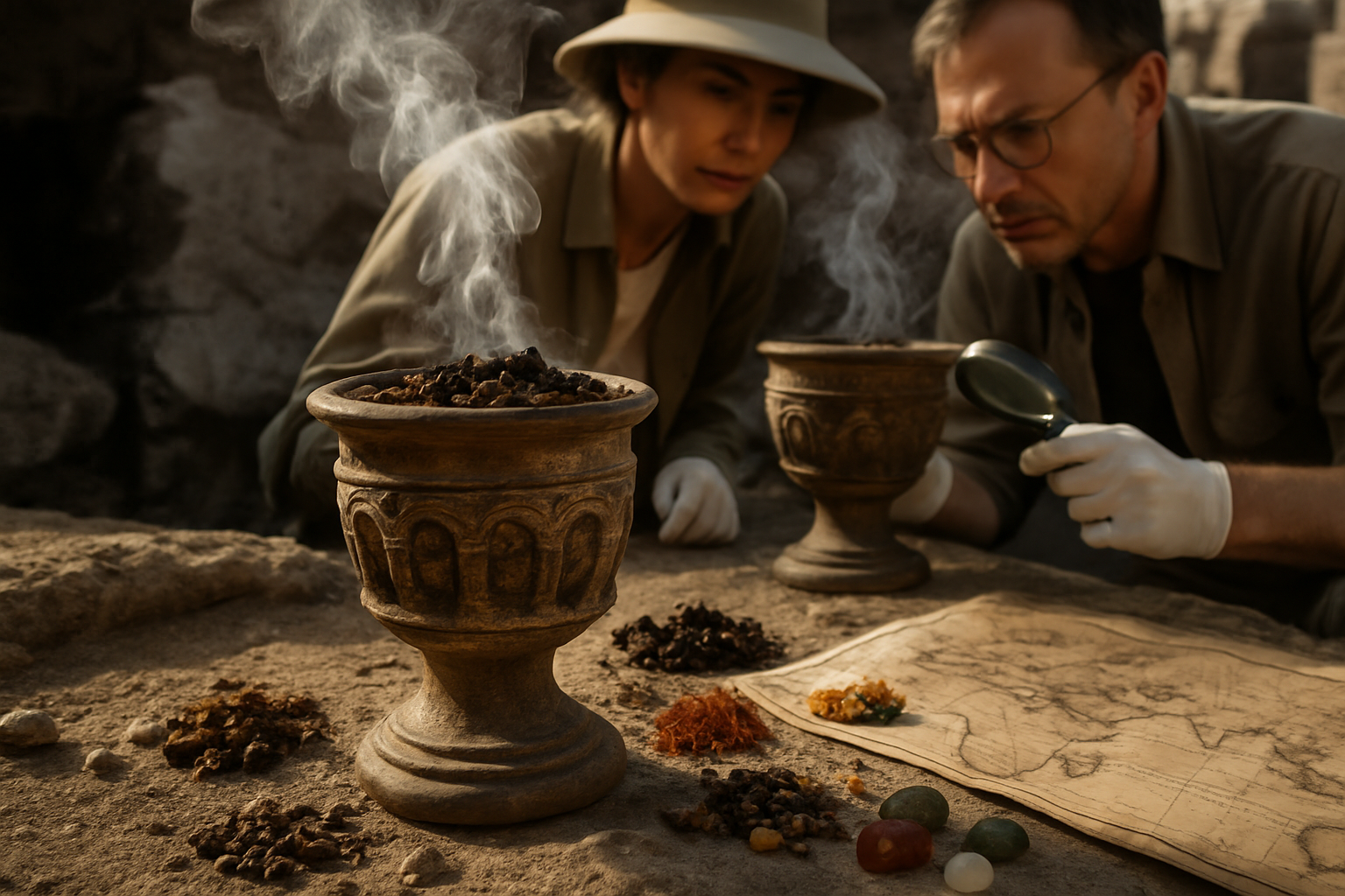 Ancient Incense Reveals Global Trade Networks: Pompeii Discovery Unveils 2,000-Year-Old Commercial Connections