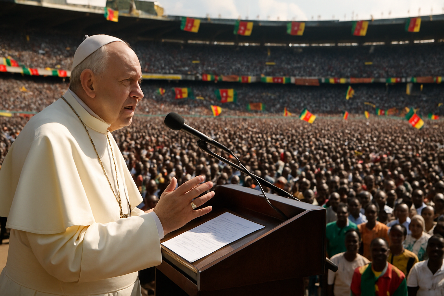 Pope Leo XIV's Historic African Tour Draws Massive Crowds as He Condemns Global "Tyrants"