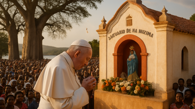 Pope Leo XIV Prays at Historic Angolan Sanctuary Linked to Slave Trade Past