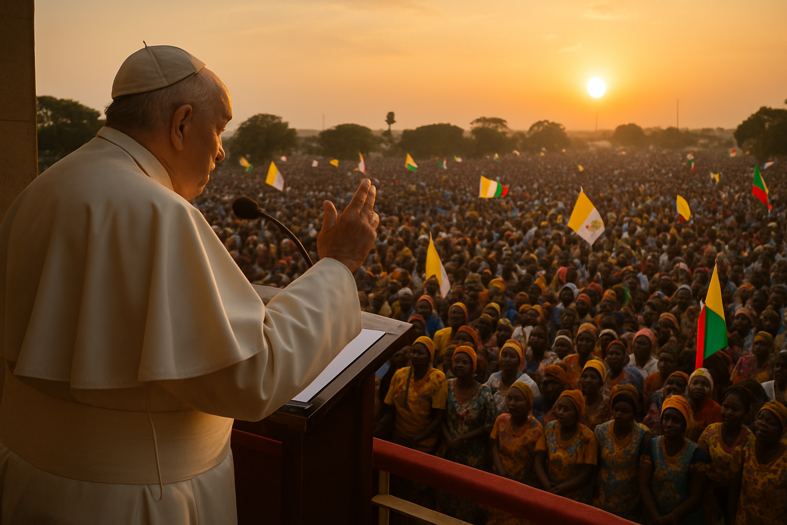 Pope Leo XIV's Historic African Tour Continues Amid Diplomatic Tensions and Religious Milestones