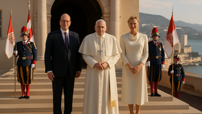 Pope Leo XIV Makes Historic First Papal Visit to Monaco in 488 Years