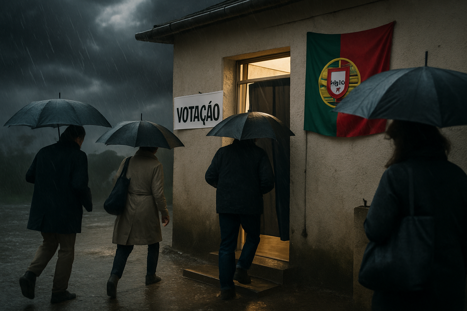 Portugal's Presidential Runoff Proceeds Despite Storm Chaos as Democracy Confronts Climate Crisis