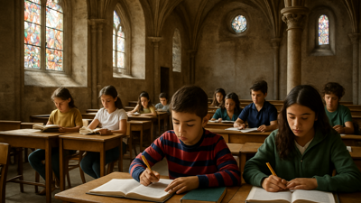 Portugal's Education Crisis: Students Still Learning in Former Chapel Six Weeks After Storm Kristin