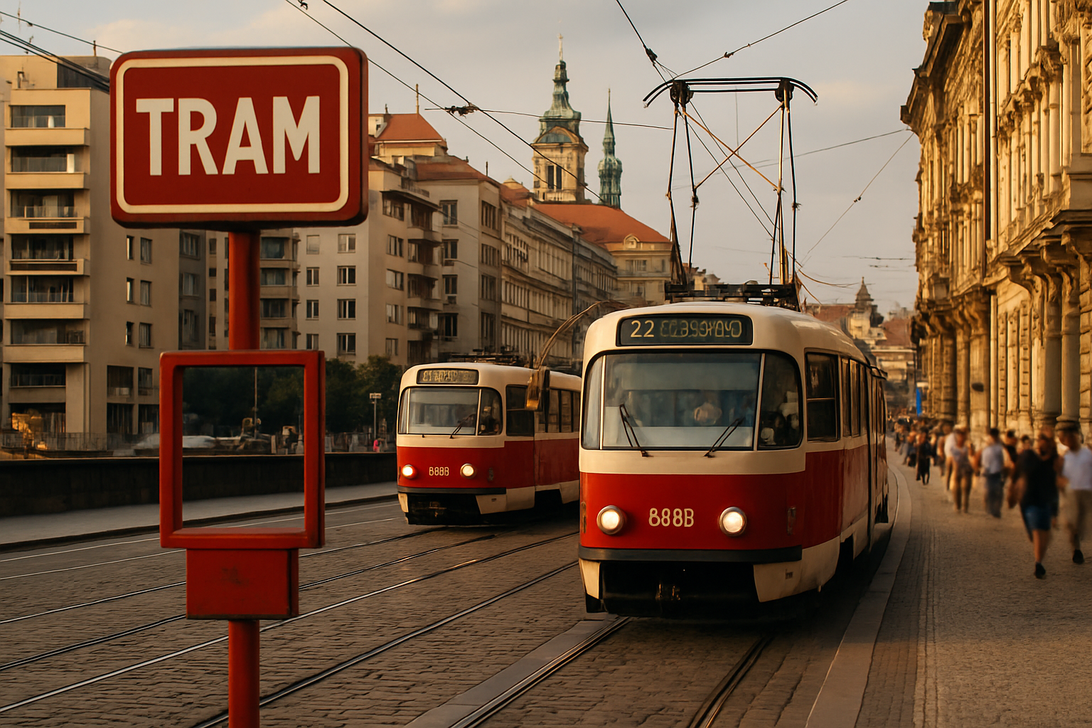 Prague's Dual Crisis: Iconic Red Tram Signs to Disappear as Housing Costs Reach Breaking Point