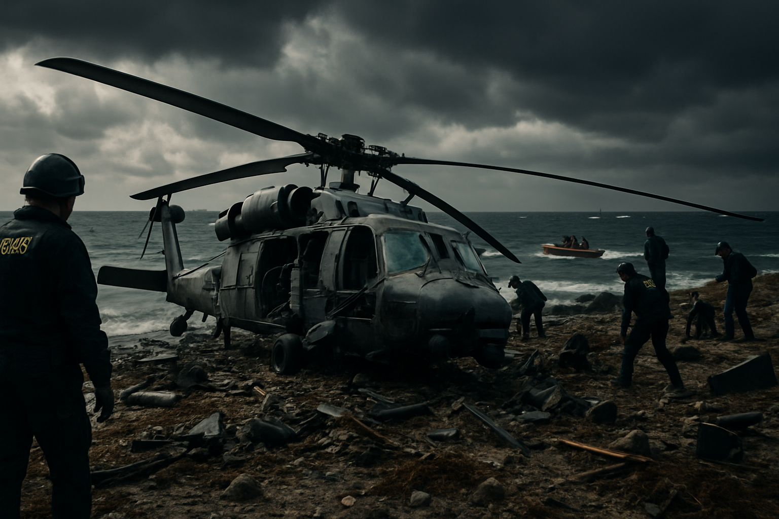 Qatar Military Helicopter Crashes Into Sea Killing Seven in Technical Failure