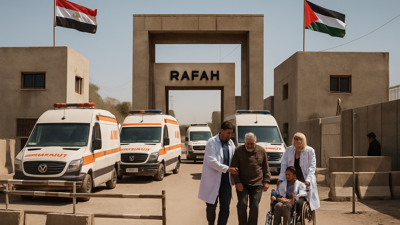 Gaza's Rafah Crossing Reopens After Two-Year Closure as First Palestinian Patients Cross Into Egypt
