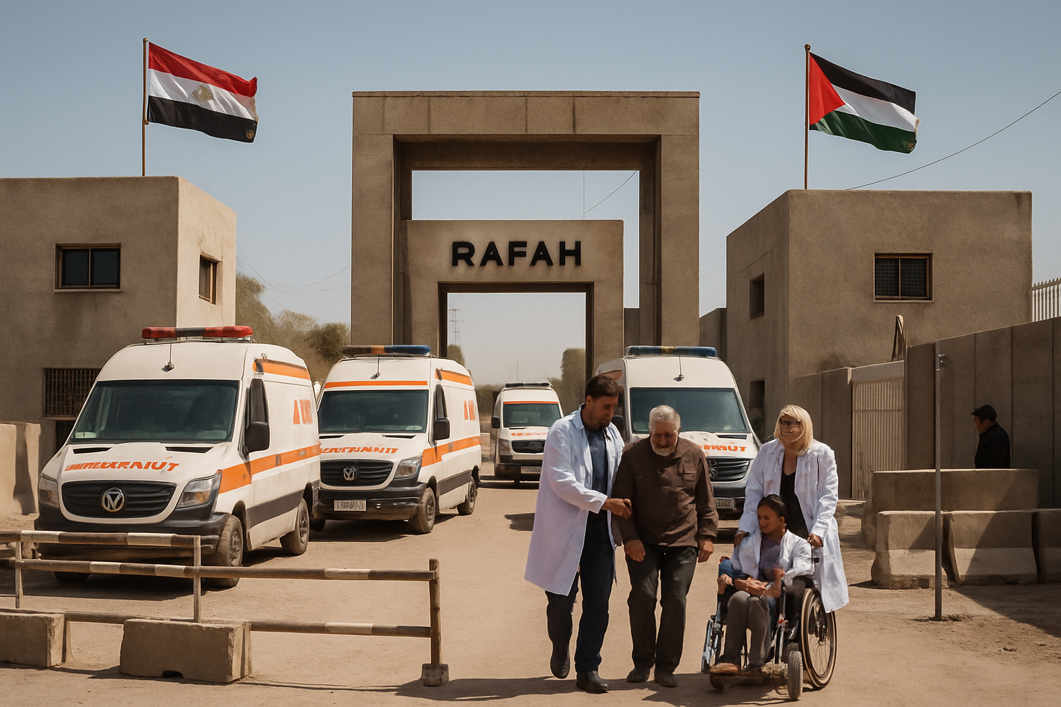 Gaza's Rafah Crossing Reopens After Two-Year Closure as First Palestinian Patients Cross Into Egypt