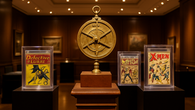 Rare Collectibles Market Reaches New Heights with Record-Breaking Auctions of 17th-Century Computing and Vintage Comics