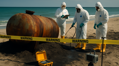 Romania Faces Major Environmental Crisis as Illegal Gas Tank Discovered on Protected Coastline