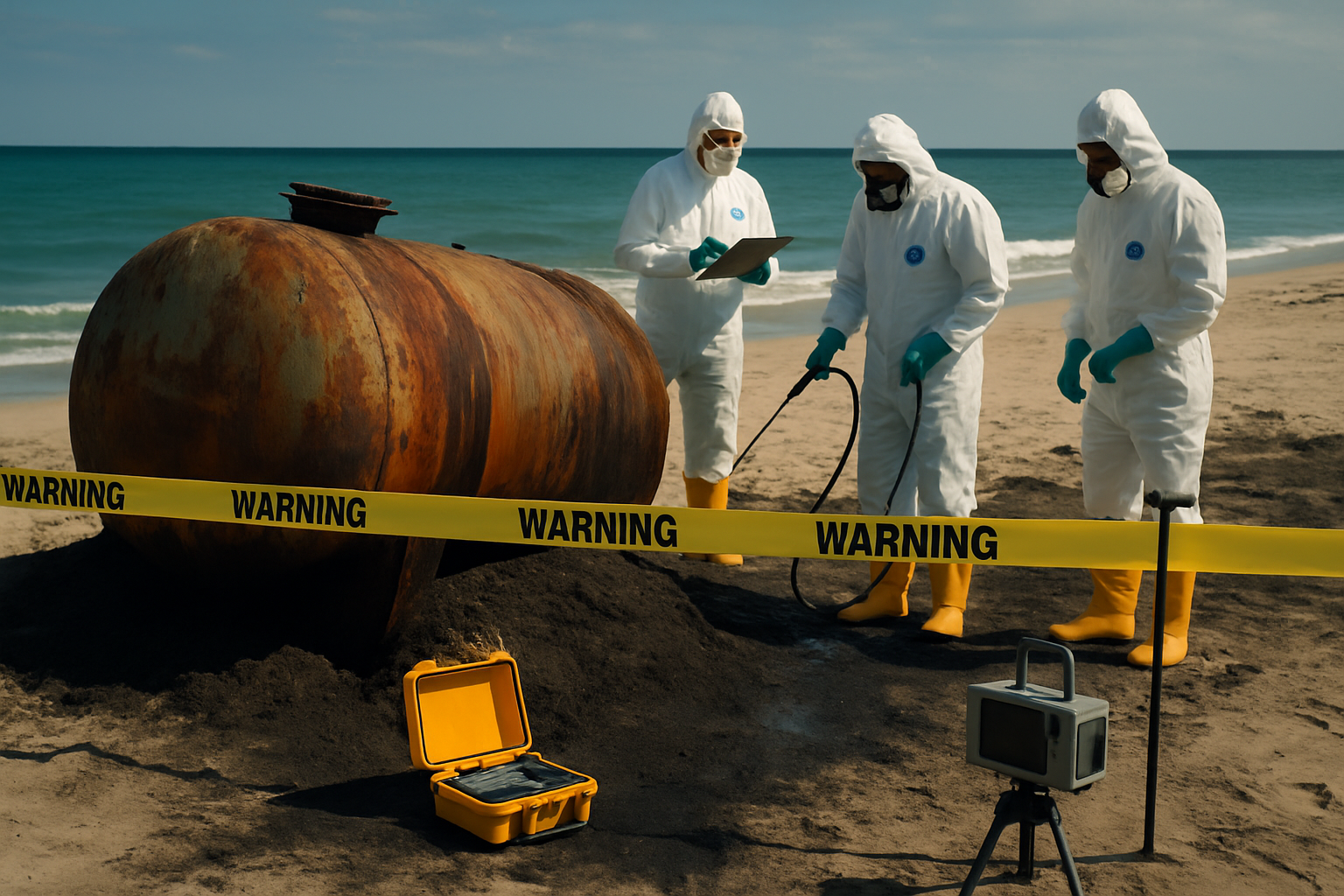 Romania Faces Major Environmental Crisis as Illegal Gas Tank Discovered on Protected Coastline