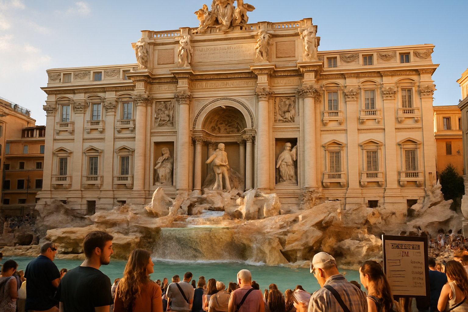 Rome Introduces €2 Entry Fee for Trevi Fountain to Manage Tourist Crowds