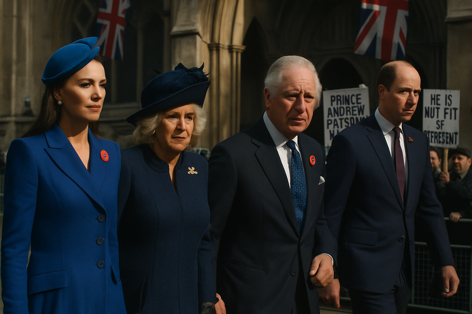 Royal Family Faces Hostile Commonwealth Day Crowds as Prince Andrew Scandal Intensifies