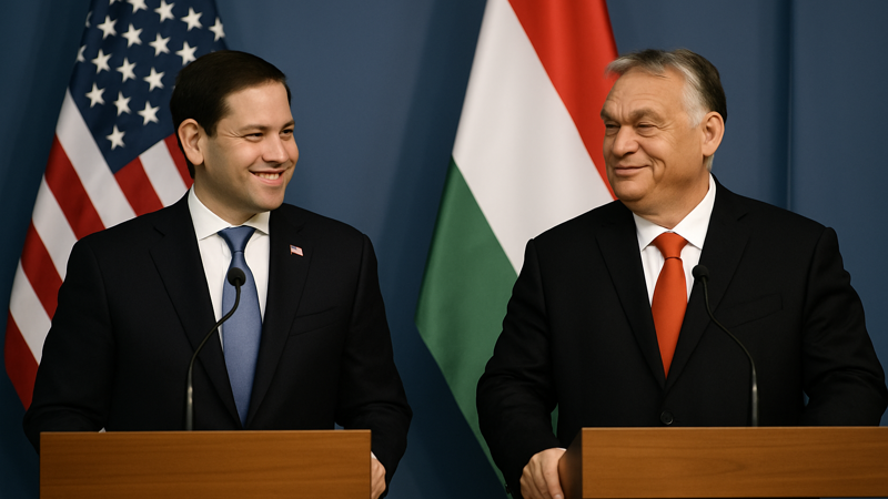 Rubio Delivers Unprecedented Support to Orban During Critical European Tour