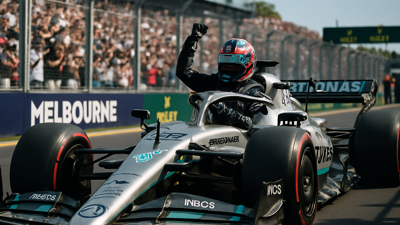 Russell Secures Stunning Pole Position as Mercedes Dominates Australian Grand Prix Qualifying