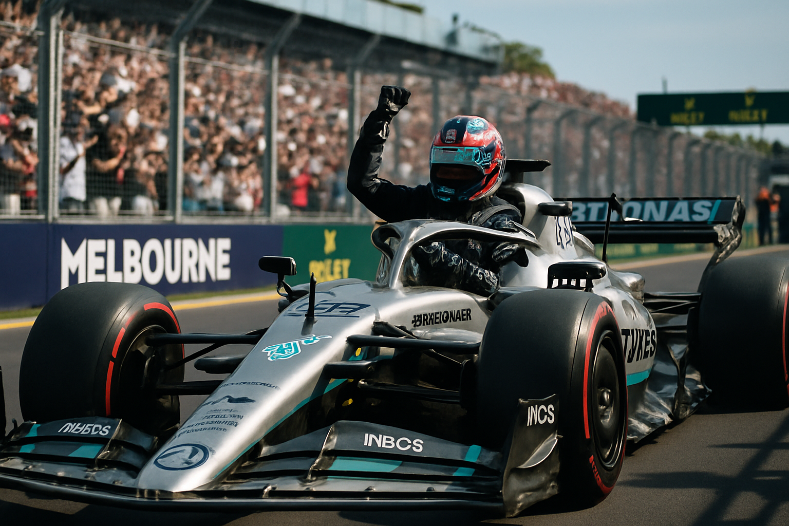 Russell Secures Stunning Pole Position as Mercedes Dominates Australian Grand Prix Qualifying