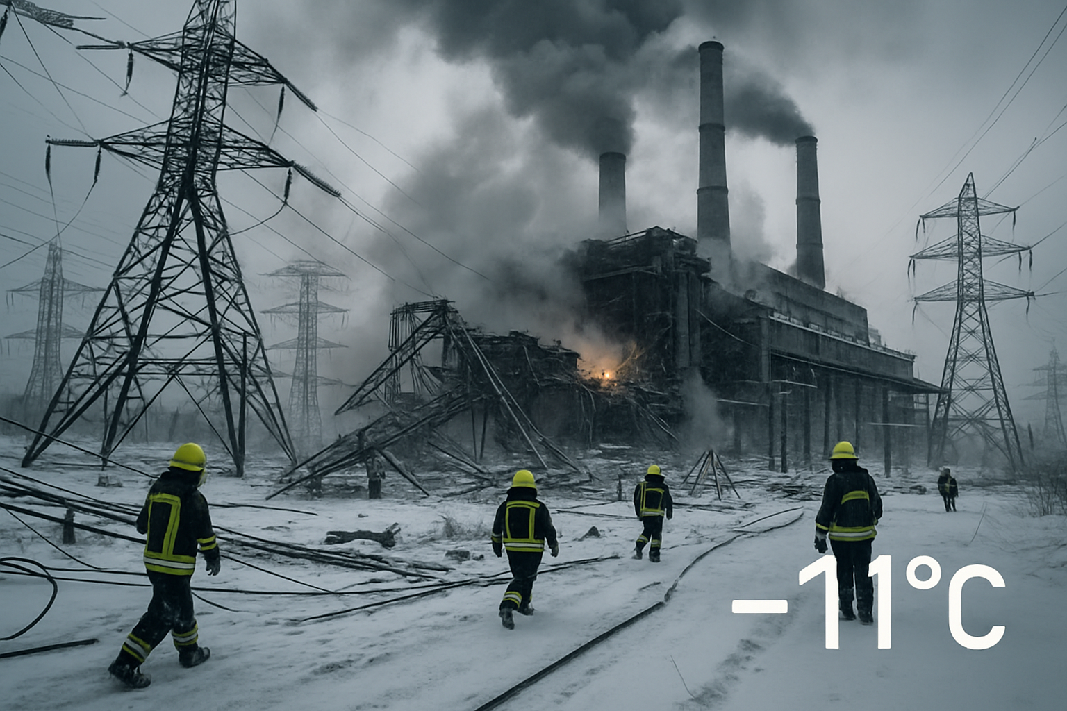 Russia Launches Massive Energy Strike as Ukraine Faces Arctic Cold Before Critical Peace Talks