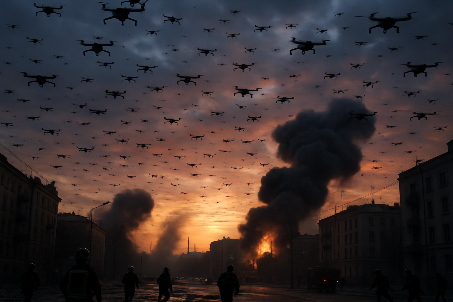 Russia Launches Unprecedented Drone Assault: Nearly 1,000 Drones Target Ukraine in Massive Daytime Attack